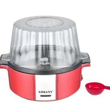 Апарат для приготування попкорна Sokany SK-07075 700Вт Червоний