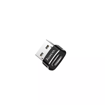 Переходник Adapter USB A To USB C &mdash; Hoco UA6 Black