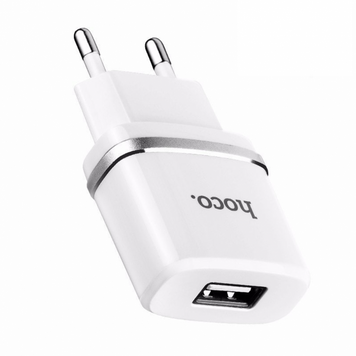 Зарядное устройство HOCO C11 1USB/1A + кабель Lightning (Iphone)