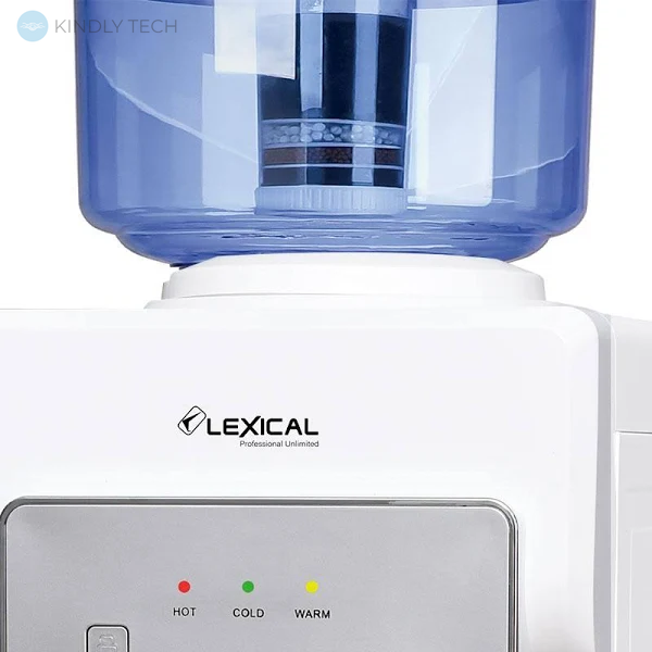 Кулер для воды напольный Lexical LWD-6004-9 550W/90W с охлаждением и с быстрым нагревом воды