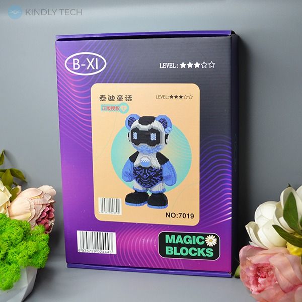 Конструктор Magic Blocks у вигляді панди Bearbrick