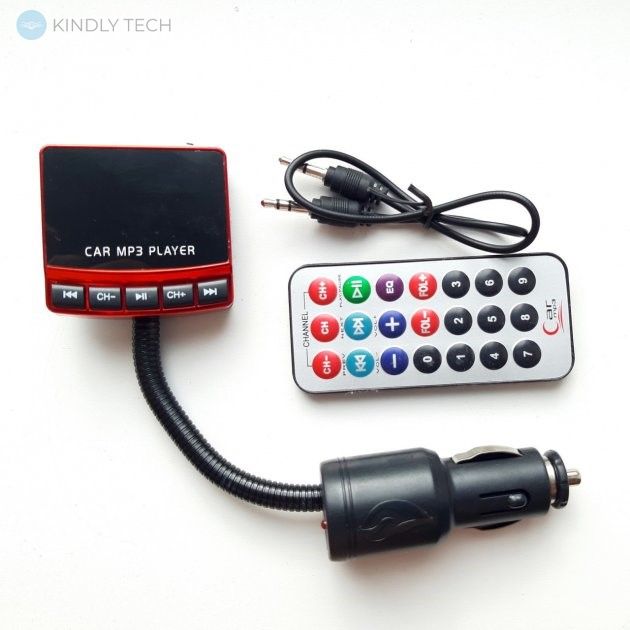Автомобильный FM-модулятор 856 USB/micro SD от прикуривателя
