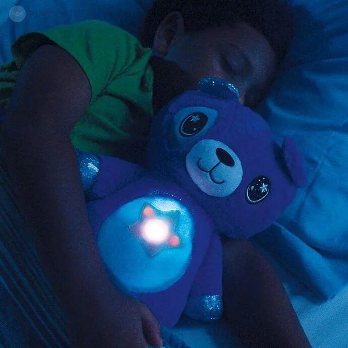 Мягкая игрушка ночник-проектор звездного неба Star Bellу Dream Lites Puppy Медведь