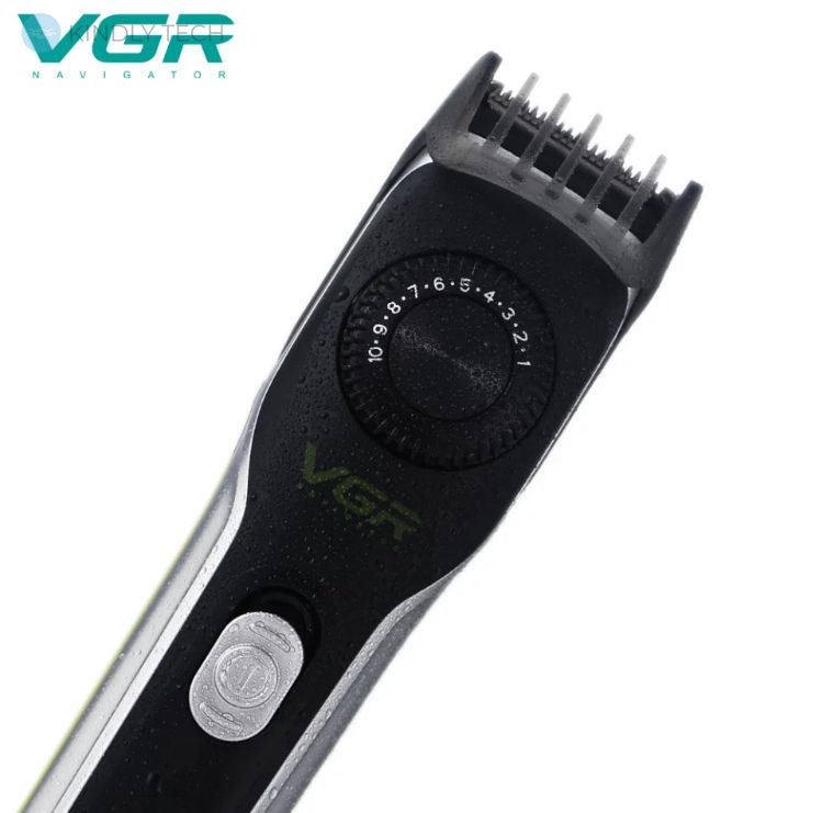 Акумуляторний чоловічий триммер для бороди вусів і тіла VGR V-028