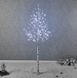 Світлодіодне дерево декоративне 144LED 1,5 м колір ламп -білий, стовбур білий