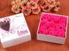 Подарочный набор мыла из девяти роз Flower gift box, Pink
