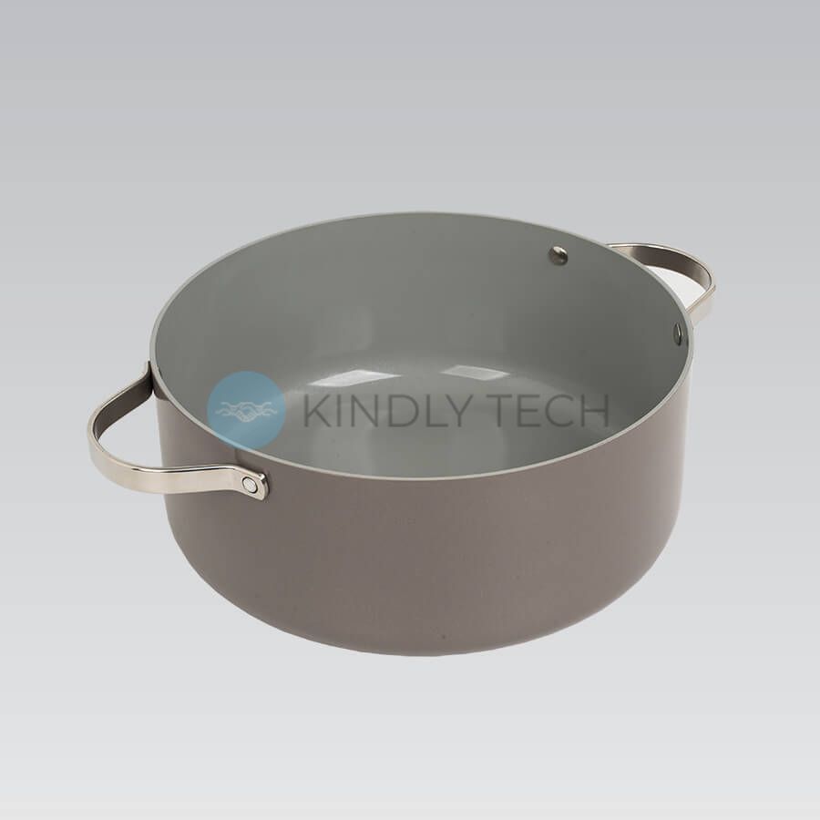 Каструля алюмінієва Maestro MR-4009-24 Ceramic з кришкою та антипригарним покриттям 24 см 4.1 л