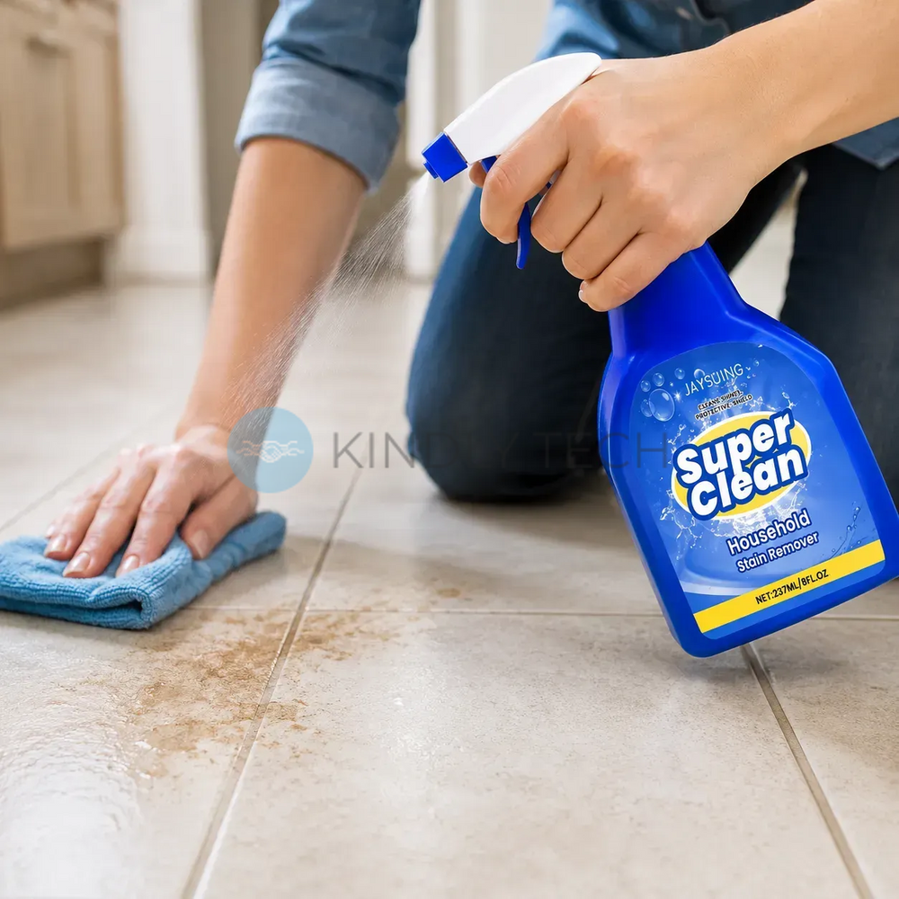 Універсальний очищувач поверхонь Jaysuing Super Clean 237 мл спрей для видалення плям
