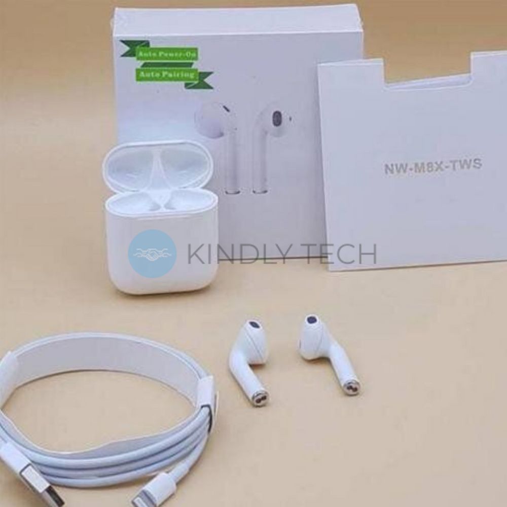 Бездротові Bluetooth навушники NW-M8X TWS, White