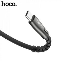 Кабель USB C 2.4A (1.2m) — Hoco U58 — Black