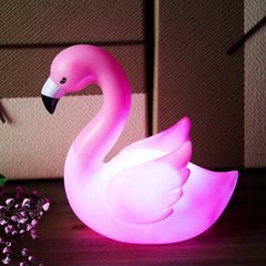 Ночник Фламинго Night Light светодиодный с аккумулятором