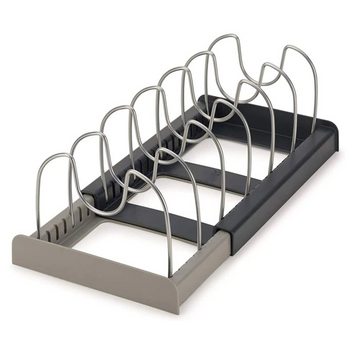 Кухонный регулируемый органайзер для посуды и крышек DISH RACK