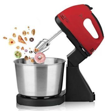 Миксер Domotec R6637R с чашей/металл Красный