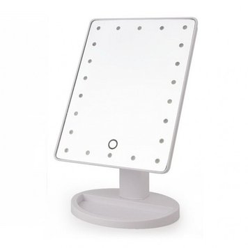 Зеркало для макияжа Magic Makeup Mirror с 22 LED-подсветкой Белое