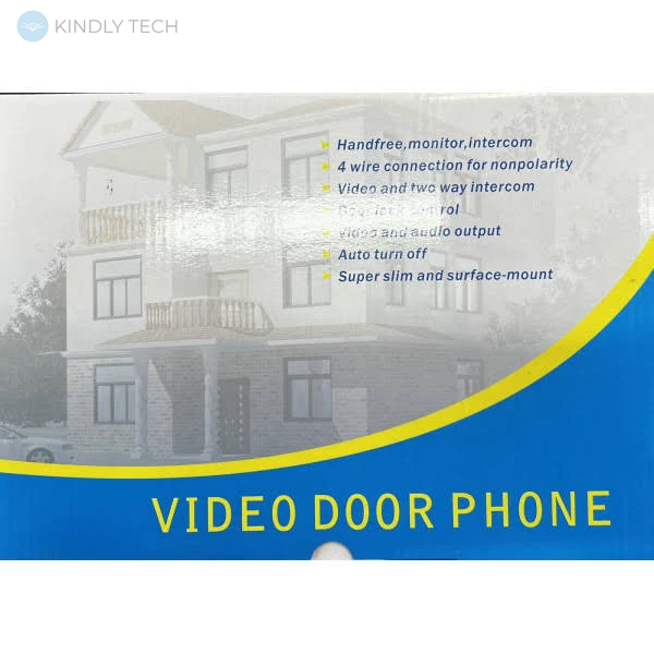 Домофон для дому бездротовий відеодомофон Video Door Phone TK-601C+809A