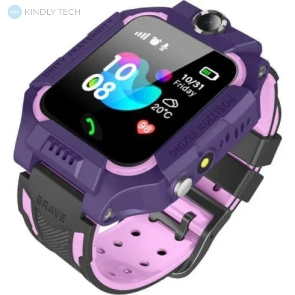 Смарт часы детские KID Watch 02 сенсорный дисплей GPS с влагозащитой IP 67