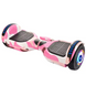 Гироборд 8.3A 8 дюймов с Bluetooth колонкой, LED подсветкой и мощностью 800W, Pink Camouflage