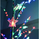 Гірлянда дерево декоративне світлодіодне на стійці 1.5 м. 72 LED зірки, Мікс