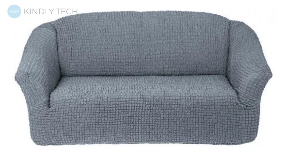 Тканевая накидка-чехол на диван, Grey
