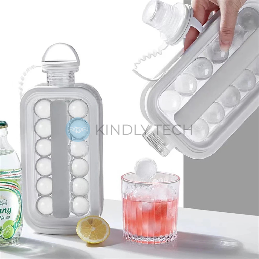 Силіконова форма для льоду ICE CUBE TRAY, 17 кульок, Білий