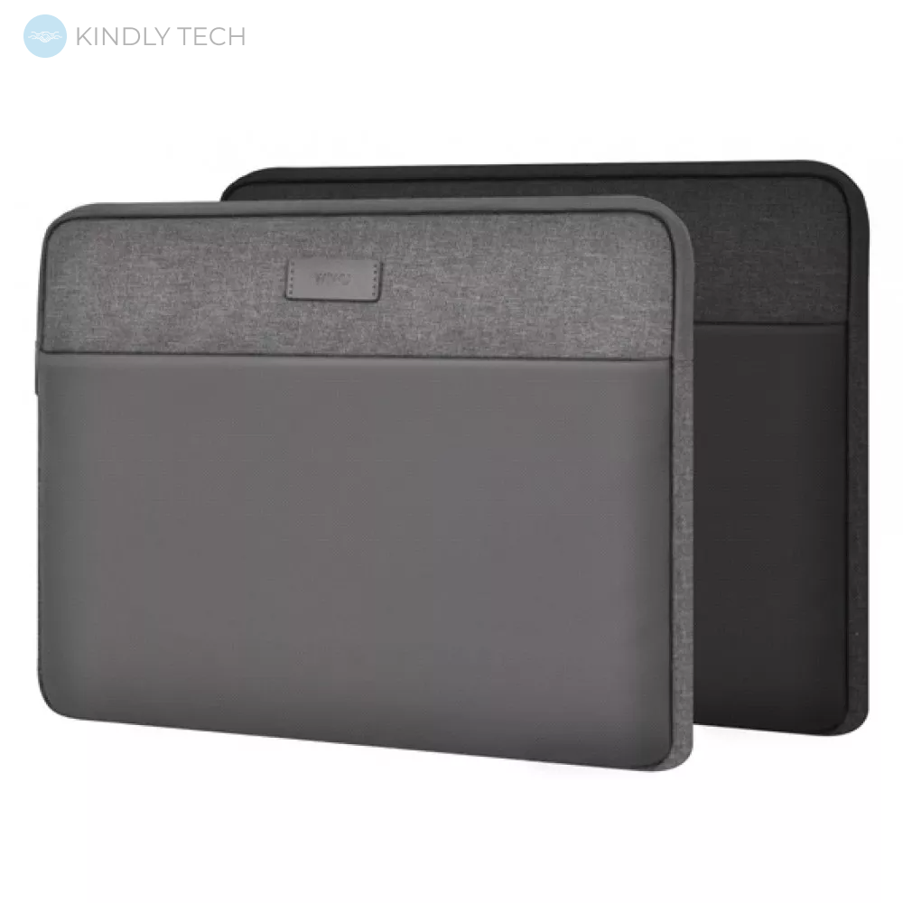 Сумка для ноутбука Чохол для ноутбуків Дипломат 16" — WiWU Minimalist Laptop Sleeve — Black