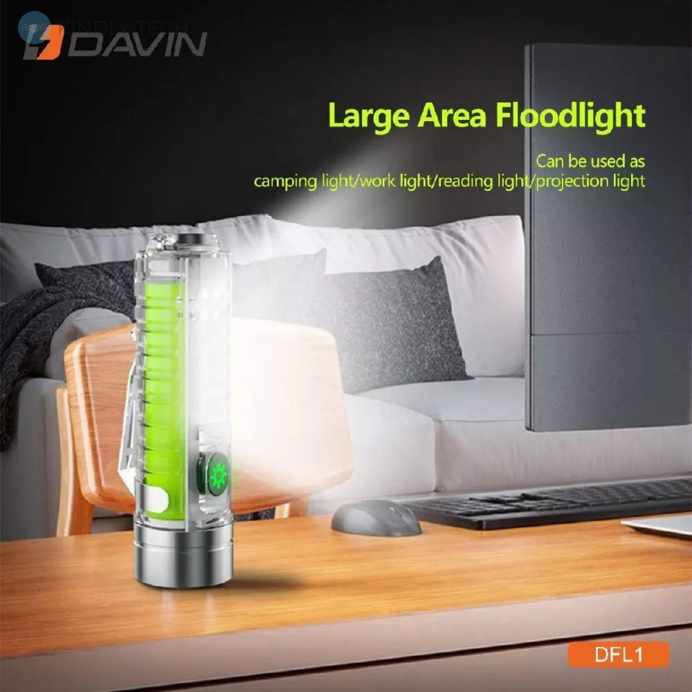 Фонарик ручной от USB, Flashlight — Davin DFL1