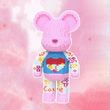 Конструктор Magic Blocks у вигляді ведмедика Bearbrick «Heart» Рожевий 50см 4300 деталей