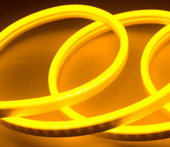 Светодиодная лента силиконовая LED NEON 12V-220V 5м, Yellow