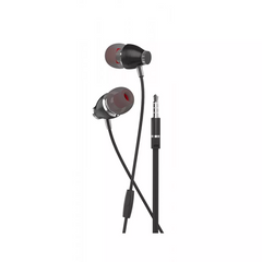 Дротові навушники з мікрофоном 3.5mm — Hoco M28 Ariose — Metal Gray