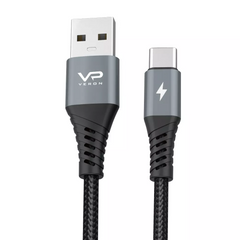 Кабель USB C 3A (0.25m) — Veron NC09 Nylon