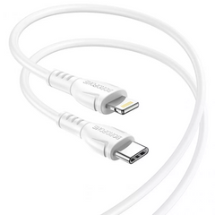 Кабель USB C to Lightning 12W PD (1m) Borofone BX51 — White