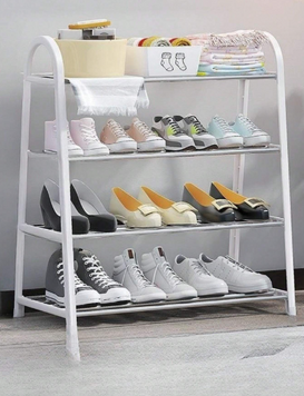 Полка для обуви Multifunctional U-Shaped Shoe Rack, 4 яруса, White