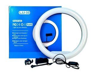 Лампа для селфі кільцева LJJ-33 USB LED RGB