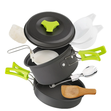 Походный туристический набор посуды COOKING SET DS-200