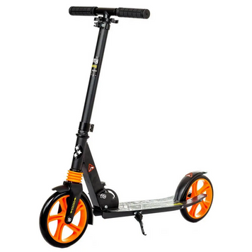Двухколесный самокат 682 Scooter City складной с амортизаторами и подстаканником.