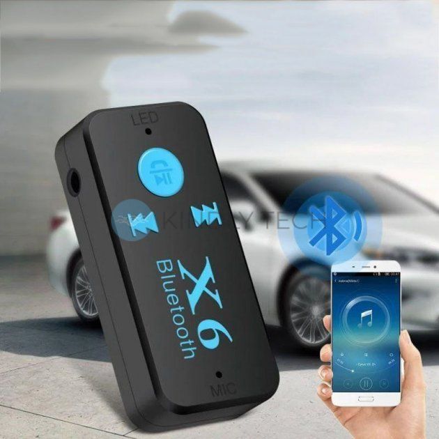 Бездротовий адаптер Bluetooth-приймач аудіо ресивер 6948 BT-X6 AUX