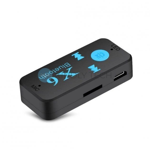 Бездротовий адаптер Bluetooth-приймач аудіо ресивер 6948 BT-X6 AUX