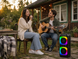 Портативная Bluetooth-колонка KTS-2362 с 2 динамиками 6,5" и беспроводным микрофоном