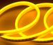 Світлодіодна стрічка силіконова LED NEON 12V-220V 5м, Yellow