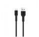 Кабель Micro USB 2.4A (1.2 м) Hoco U31 чорного кольору