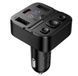 Автомобильный FM-модулятор HOCO E87 Delta с Bluetooth5.4, быстрой зарядкой PD20W и 15W, одним Type-C и двумя USB-портами для музыки и зарядки устройств в пути
