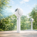 Портативний міні вентилятор Handheld Small Fan Fashion акумуляторний USB,Білий