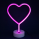 Нічний неоновий світильник — Neon Amazing — Heart Pink