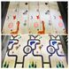 Дитячий ігровий двосторонній килимок "Дорога машинка - Цифри тварини" 2м*1,8м (товщина-1см)