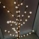 Гирлянда дерево декоративное светодиодное на стойке 1.5 м. 72 LED шарики, Теплый