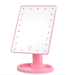 Зеркало для макияжа Magic Makeup Mirror с 22 LED-подсветкой Розовое