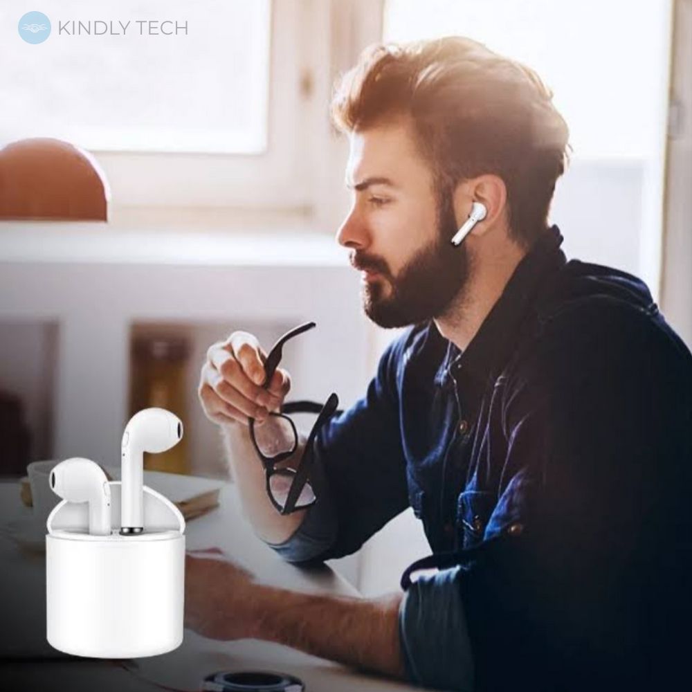 Бездротові Bluetooth навушники X19S TWS, White