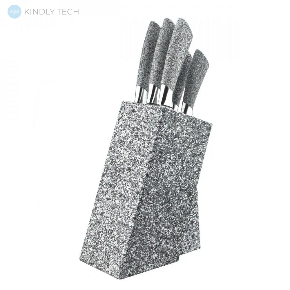 Набор кухонных ножей с подставкой Benson BN-404-N на 7 предметов