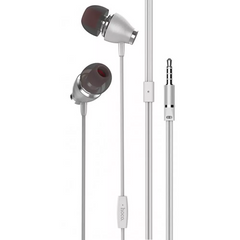 Дротові навушники з мікрофоном 3.5mm — Hoco M28 Ariose — White