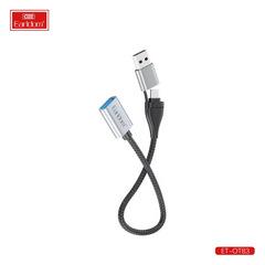 Переходник OTG USB C & USB A To USB3.0 — Earldom ET-OT83 2 in 1